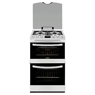 Zanussi ZCG43200WA Gas Cooker, White White Zanussi ZCG43200WA Gas Cooker, White White